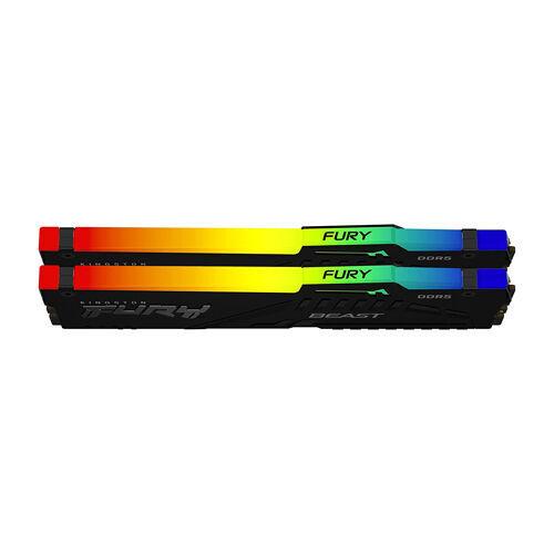 Kingston Fury Beast RGB 32GB (16GBx2) 5600Mhz DDR5 RAM | KF556C36BBEAK2-32 KINGSTON Kingston Fury Beast RGB 32GB (16GBx2) 5600Mhz DDR5 RAM | KF556C36BBEAK2-32 KINGSTON